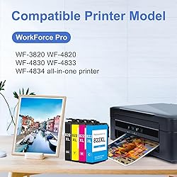 822XL Ink Cartridges Combo Pack Remanufactured