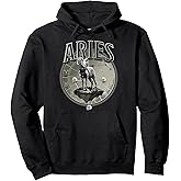 Aries Tee Men Zodiac Sign Aries Pullover Hoodie