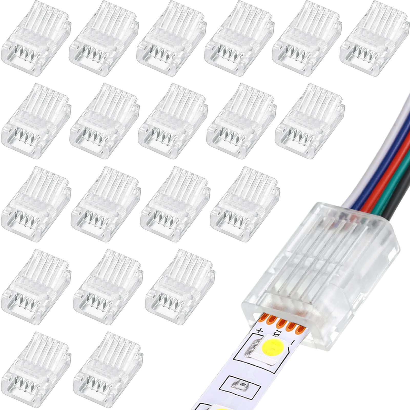 Flutesan RGB LED Light Strip Connectors 20