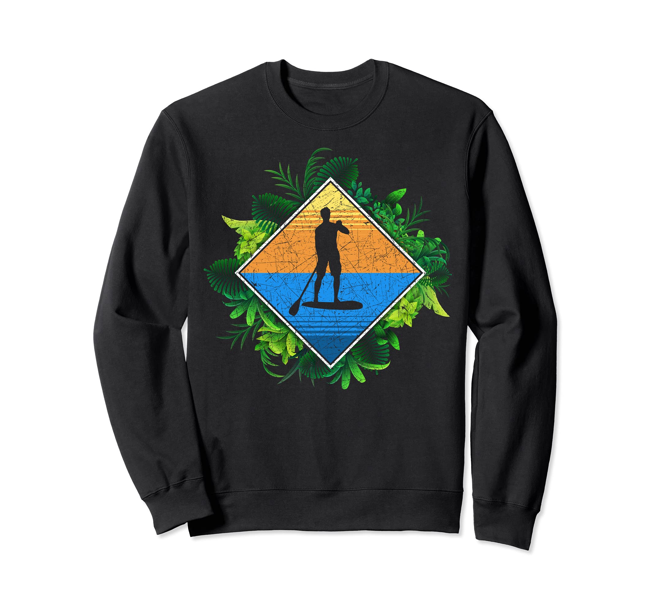 Paddleboarder Jungle SUP Outdoor Sports Stand Up Paddling Sweatshirt