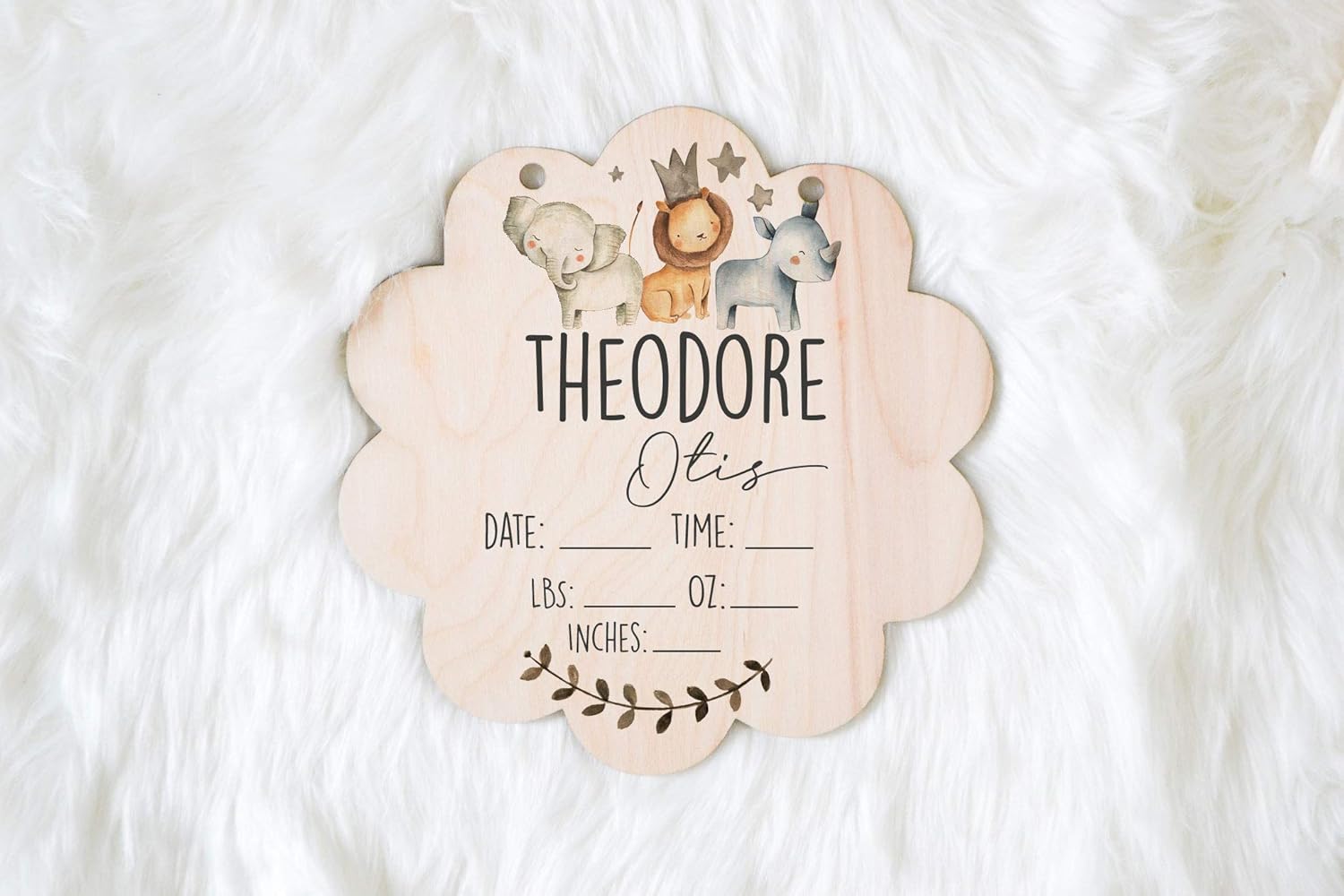 baby arrival door hanger