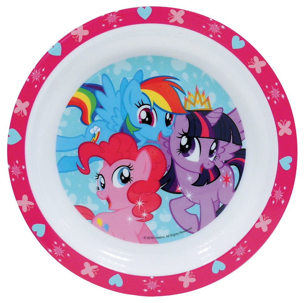 FUN HOUSE My Little Pony 005330 Set Blue Polypropylene Microwaveable 22 x 22 x 1 cm