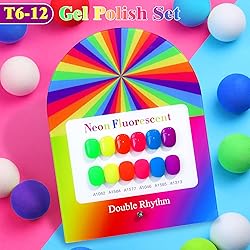 Double Rhythm 6 Pcs 15 ML Gel Polish Set Same Color