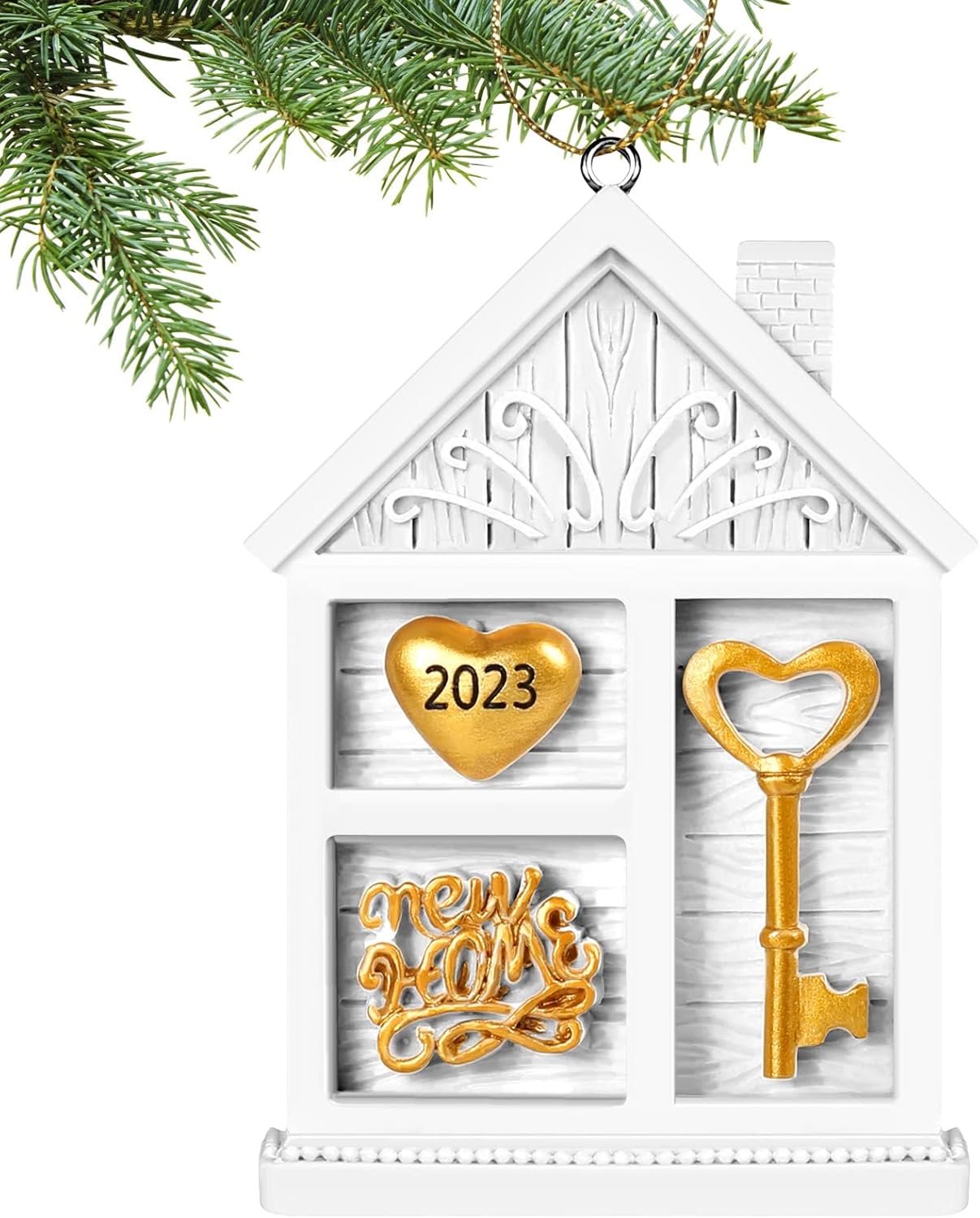 Ornaments - 2023 New Home Christmas Ornament, Housewarming Gift, New Home Gifts for Home Decor - House Warming Presents for New Home Funny, Housewarming Gifts for New House, New Homeowner Gift Ideas