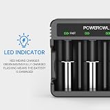 POWEROWL Universal Battery Charger for AA AAA C D - USB Fast Charging view 5