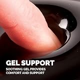 Fellowes Crystals Gel Mouse Mat Wrist Support Black - Non Slip Base view 3