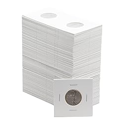 1000 Nickel 2x2 Premium Cardboard Coin Flips Paper