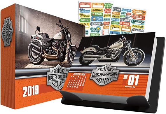 Harley Davidson 2019 Calendar Box Edition Set Deluxe 2019 Harley 