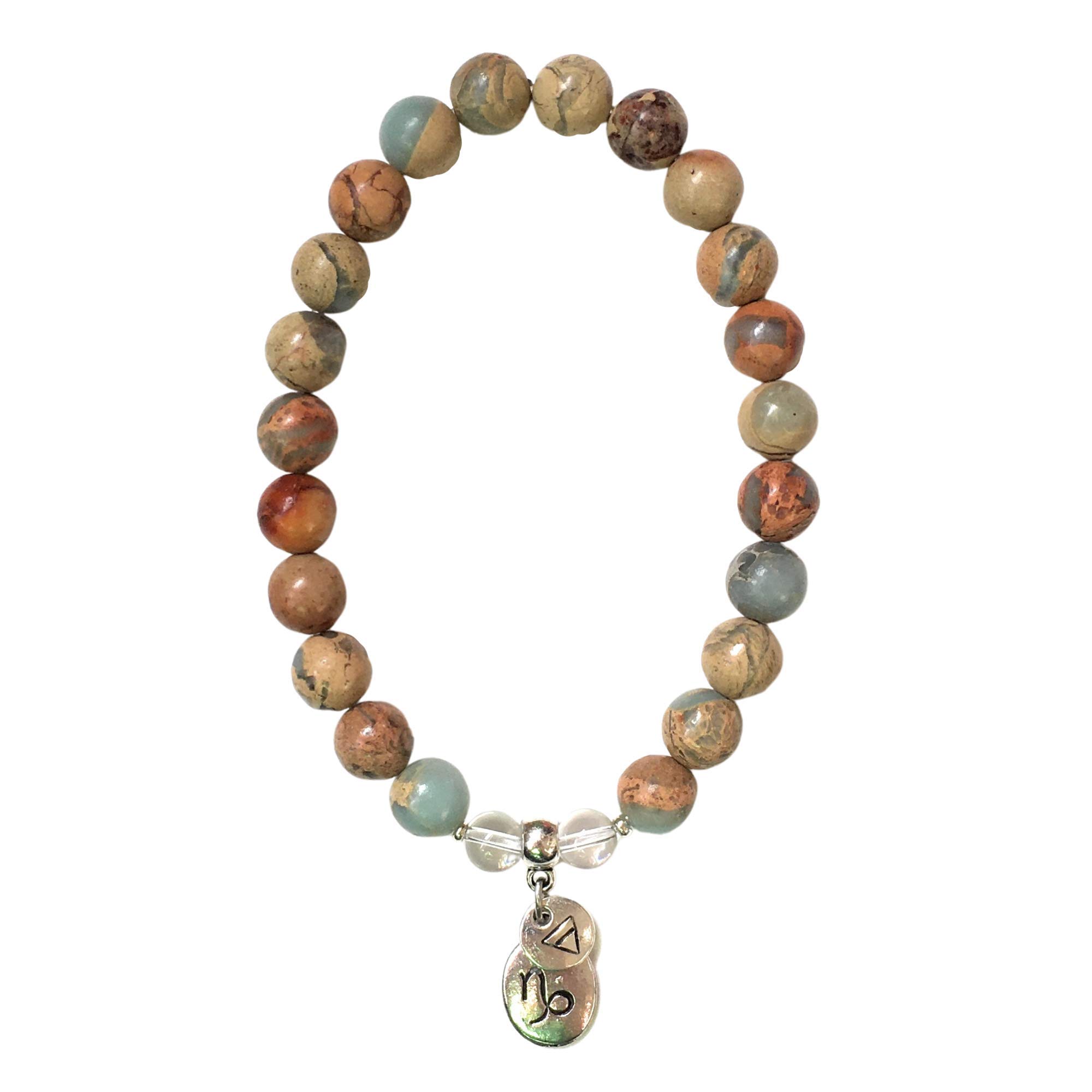 Capricorn Zodiac Bracelet Women With Moon Sign And Earth Element