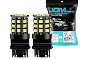 JDM ASTAR Super Bright AX-2835 Chipsets 3056 3156 3057 3157 LED Bulbs,Xenon White (Only used for backup reverse lights)