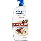 Head &amp; Shoulders Anti-Dandruff Shampoo, Shea Butter, Daily Use, Sulfate-Free, Rich Moisture, Curly &amp; Coily Hair, 28.2oz