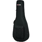Gator Cases Lightweight Polyfoam Guitar Case For Dreadnaught Style Acoustic Guitars, (GL-DREAD-12)