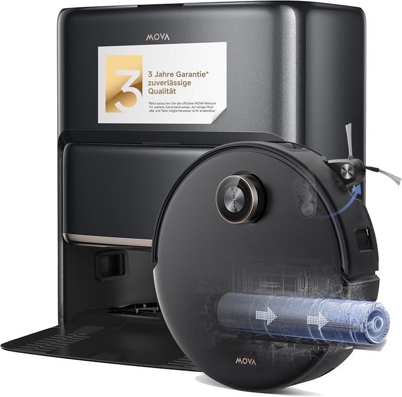 Z60 Ultra Roller Complete, HydroForce-Wischen, AutoShield-Tech Schwarz