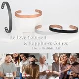 MagEnergy Copper Bracelet 99.9% Pure Copper Magnetic Bangle 8 Magnets 6.8 in view 6