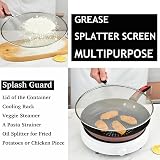 DMYC Stainless Steel Splatter Screen Set 3 Sizes 7.48" 11.42" 12.99" view 2