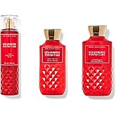 Bath and Body Works - Strawberry Pound Cake - Daily Trio – Fall 2020 - Shower Gel, Fragrance Mist & Body Lotion