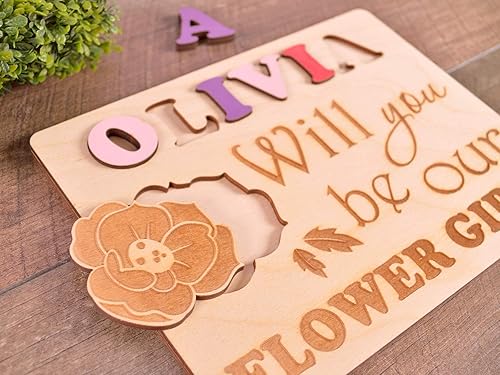 flower girl proposal gift