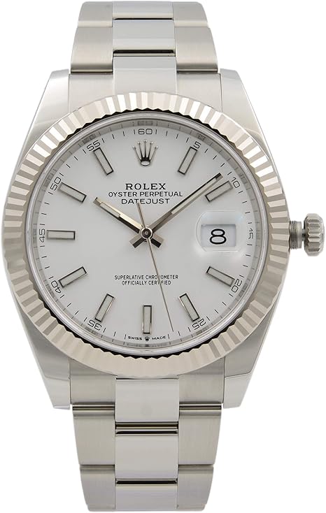 Rolex Datejust 41 Silver Dial Oyster Bracelet Luxury Watch Ref. 126334