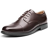 Bruno Marc Men's Dress Oxford Shoes Classic Lace Up Formal Cap Toe Shoes