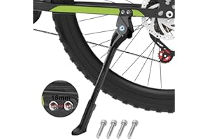 EFEALL Bike Kickstand,18mm Hole Spacing Bicycle Kick Stand,Adjustable Length Bike Side Kickstand fit 24in 26in 27.5",Bike Kick Stand Suit Mountain Bike/BMX/MTB -Special Hole Distance 18mm