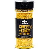 The Spice Lab Sweet and Tangy Mustard Rub, 5.7 oz Shaker | Honey Mustard Powder Blend for BBQ, Chicken, Pork and Roasted Vegetables - Rich Mustard Seasoning - All Natural