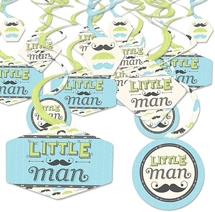 Amazon Com Dashing Little Man Mustache Party Baby Shower Or