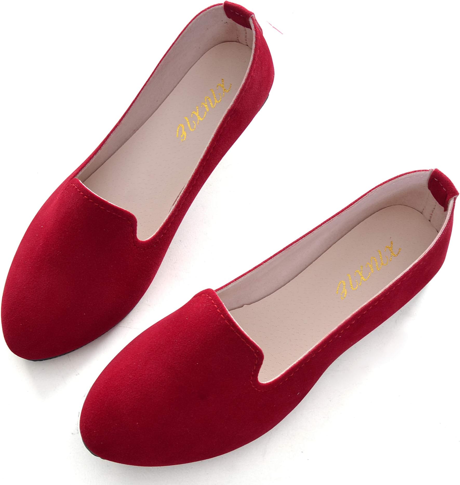 TN TANGNESTSlduv7 Women Pointed Comfortable Flat Ballet Shoes