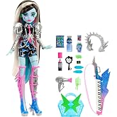 Monster High Doll, Amped Up Frankie Stein Rockstar with Instrument &amp; Performance-Themed Accessories Like Headphones