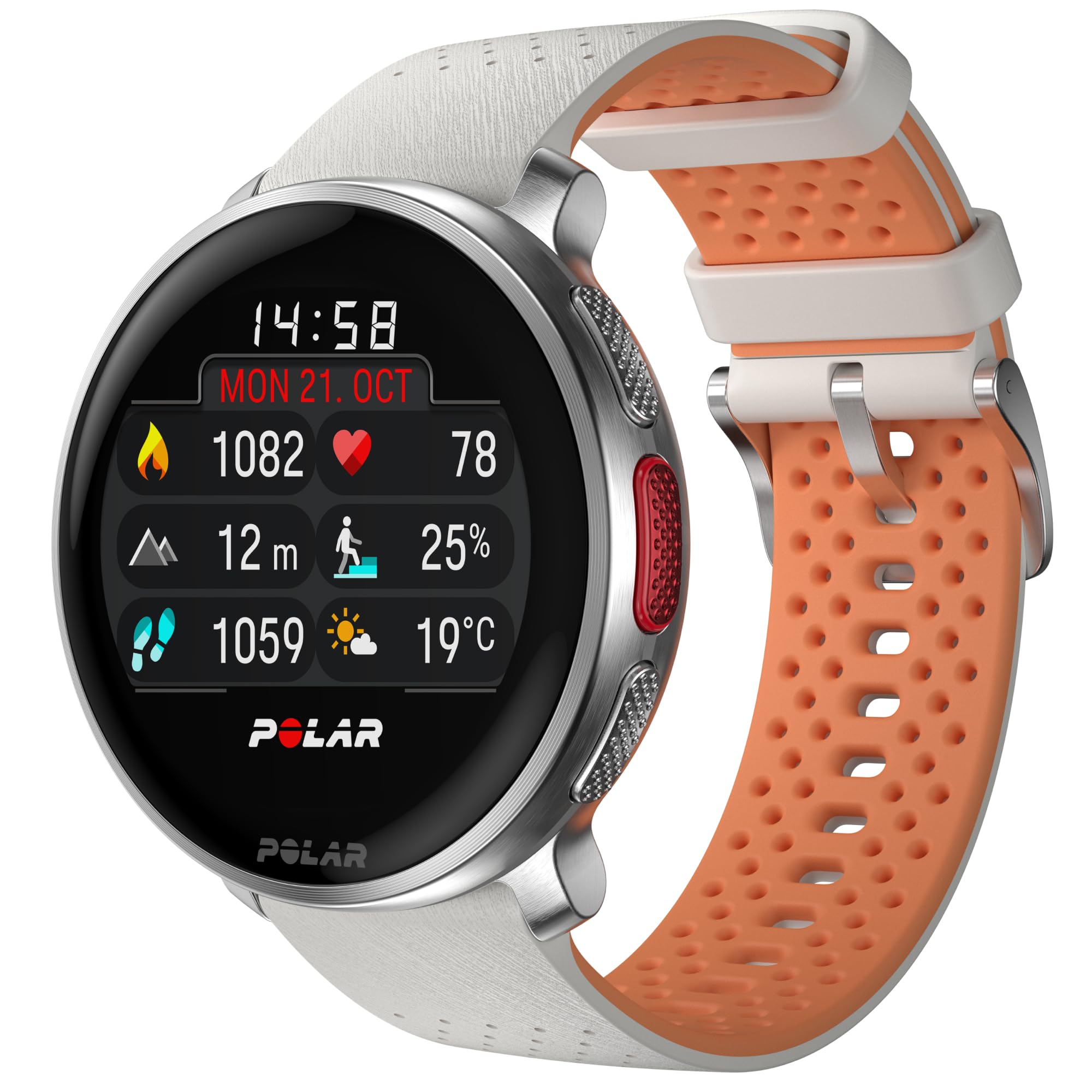 Polar Vantage V3 Avec Un Bracelet Bleu Supplémentaire - Montre Sport GPS, Cardiofréquencemètre, Autonomie Prolongée, Connectée Hommes Et Femmes, Cartes Hors Ligne, Running