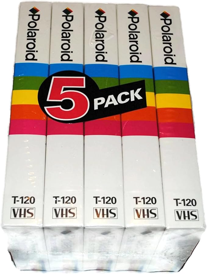 Polaroid T120 Blank VHS Tapes Supercolor Video Cassette 5