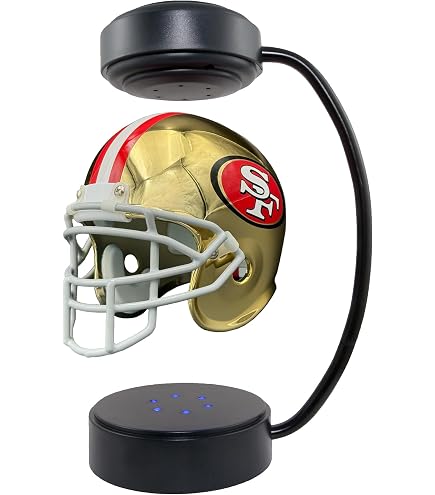 Pegasus Sports NFL Rotating Levitating Hover Helmet with LED Lighting, San Francisco 49ers : Sports & Outdoors