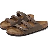 Birkenstock Women's Florida Soft Footbed Sandal, Stone Birkibuc, 36 M EU/ 5-5.5 M US