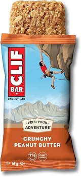 CLIF Bar Crunchy Peanut Butter Energy Bar 12 x 68g Plant-Based Protein view 2
