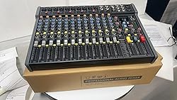 JXSOU Audio Mixer, 18-Channel DJ Mixer Bluetooth
