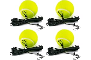 CHEGIF Tennis Training Ball with String,Tennis Trainer Balls Self Practice Trainer Tool, Tennis Ball Training Equipment for Rebound Baseboard Self Tennis Training Tool
