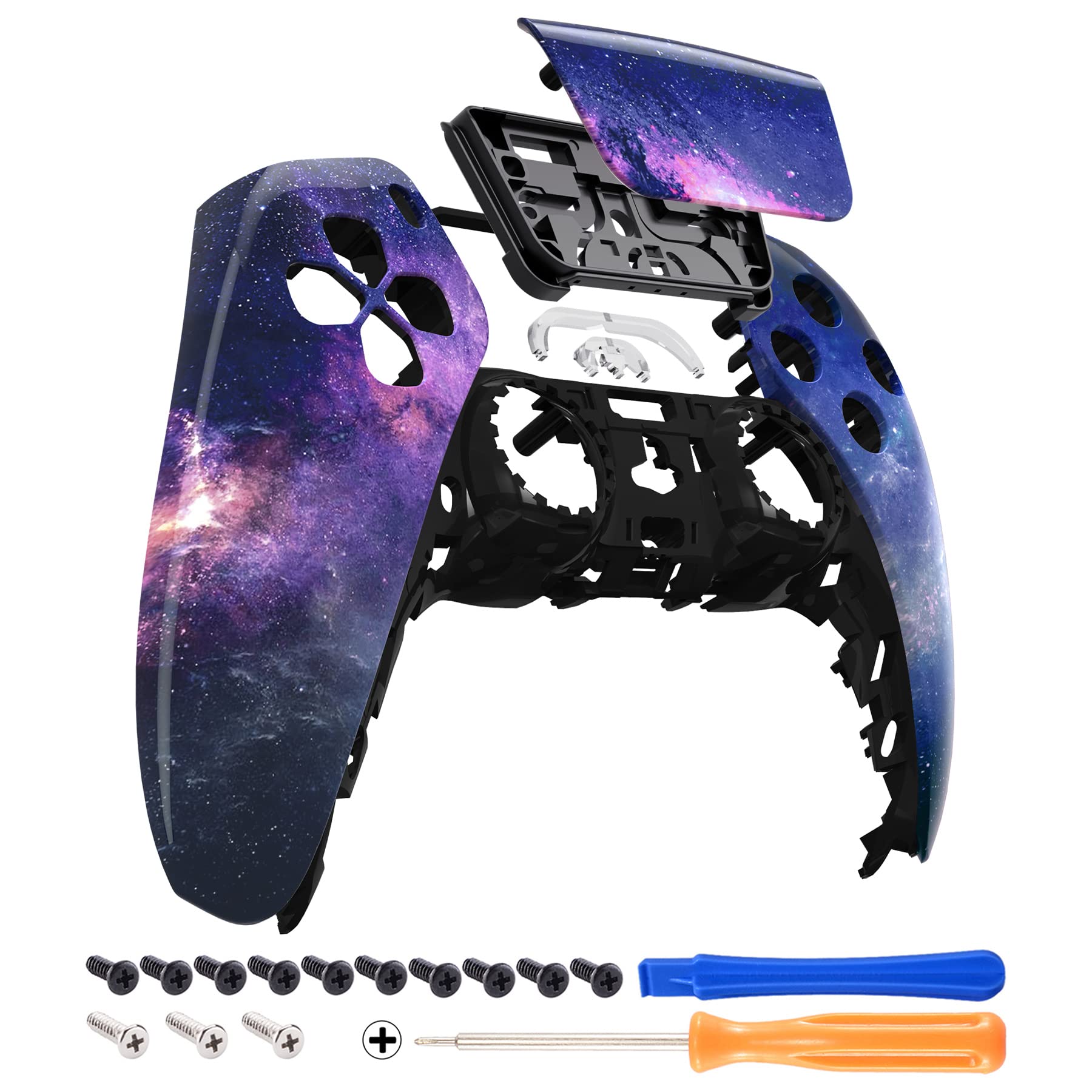 eXtremeRate Nebula Galaxy Touchpad Front Top Shell
