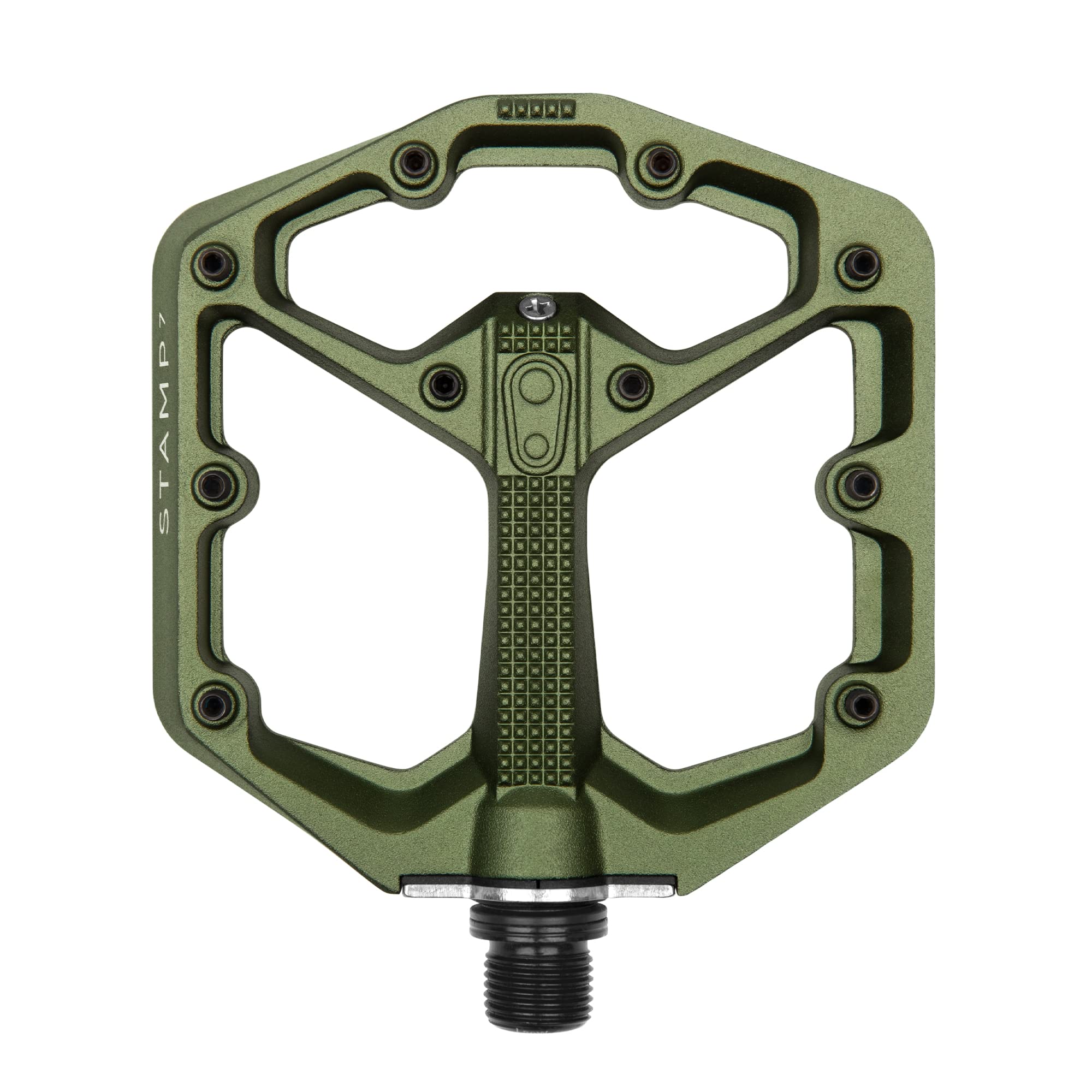 Crankbrothers Plattformpedale Stamp 7, Camo - Grün, S, Stamp-7