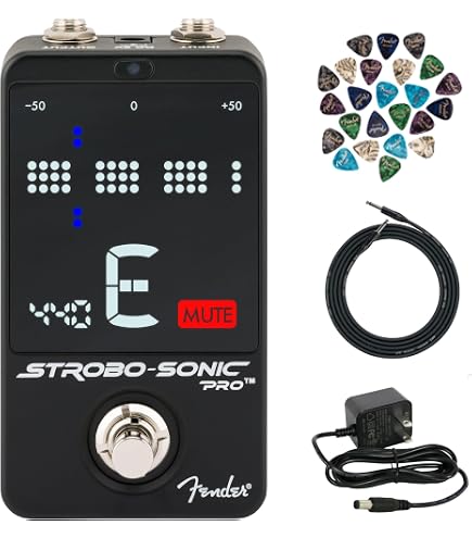 Amazon.com: Fender Strobo-Sonic Pro Strobe Guitar Tuner Pedal