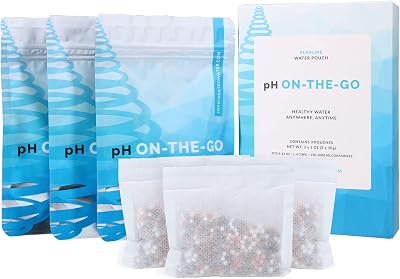 INVIGORATED WATER pH On-The-Go Portable Alkaline Water Filter 3-Pack