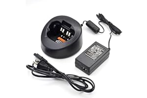 Kymate NTN8831 Rapid Charger for Motorola Radio XTS5000 XTS3000 XTS2500 XTS2250 XTS1500 MTS2000 HT1000 NTN9858 NTN8923 NNTN7335 NTN8294 NTN7143 NTN7144 WPLN4114 NTN8831A Walkie Talkie Battery Charging