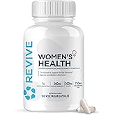 Revive MD Hormone Balance for Women – Hormone Support Supplement w/Myo-Inositol, Chaste Berry, DIM, Vitamins C & E, Evening Primrose Oil – Health & Hormonal Balance (180 Capsules, 30 Servings)