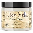 Dixie Belle Paint Company | Flat Clear Coat (16oz) | Soft Matte Finish Polyacrylic Topcoat | Chalk-Friendly Furniture Paint Finish | Made in USA