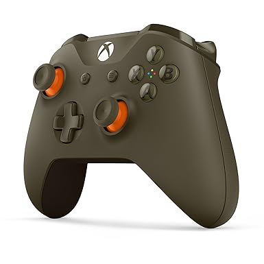 green and orange xbox one controller