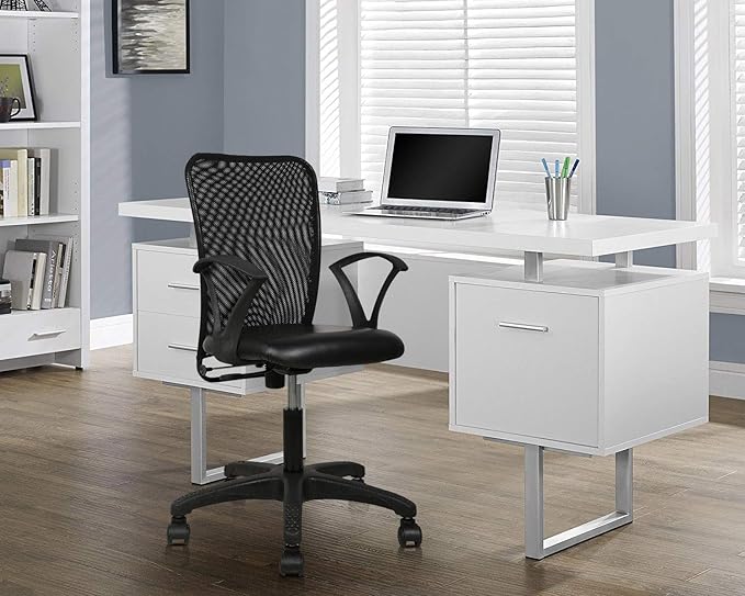 TIMBER CHEESE Ergonomic Desk REVOLVING Chair (with Warranty) (Large, Black)