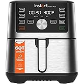 Instant Pot 6QT VORTEX Plus Air Fryer, 6-in-1, Air Fry, Broil, Dehydrate, Crisp, Roast, Reheat, Bake, Dishwasher-Safe Airfrye