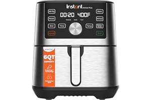 Instant Vortex Plus 6-in-1 Air Fryer, 6 Quart, 6 One-Touch Programs, Air Fry, Roast, Broil, Bake, Reheat, and Dehydrate