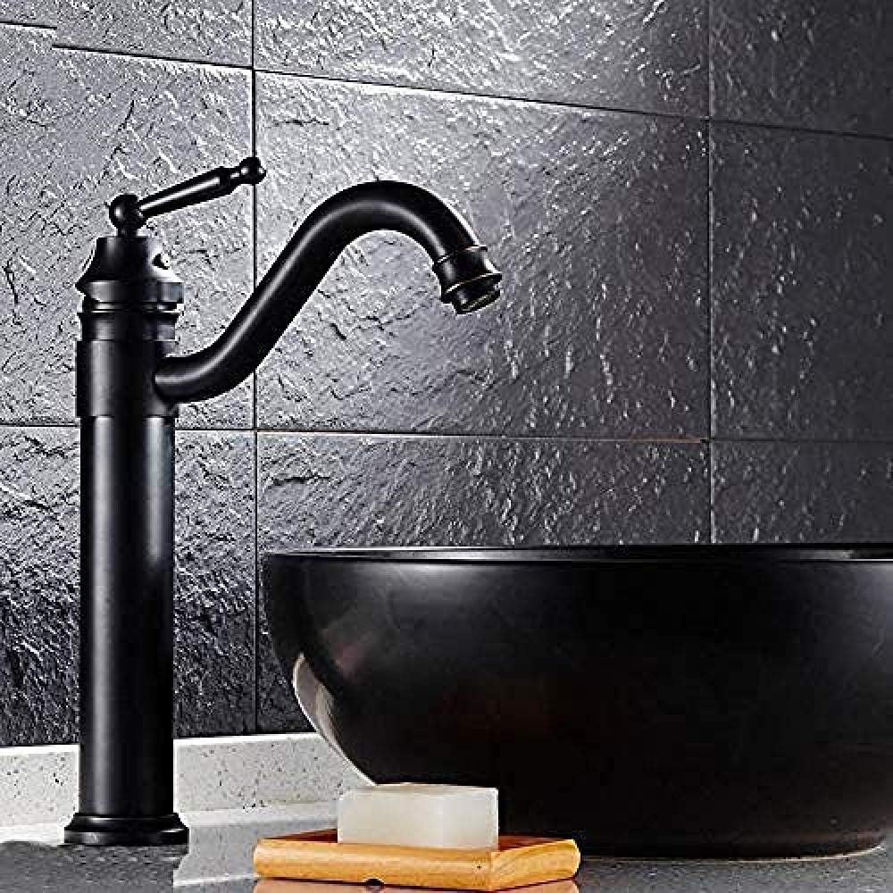 Europa y los Estados Unidos lavabo de cobre negro antiguo lavabo encima