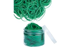 AMUU Rubber Bands 300pcs Green Small Rubber Bands for Office School Home size16 Elastic Band Office School Home Strong Elastic Band Loop Office Supplies