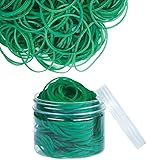 AMUU Rubber Bands 300pcs Green Small Rubber Bands