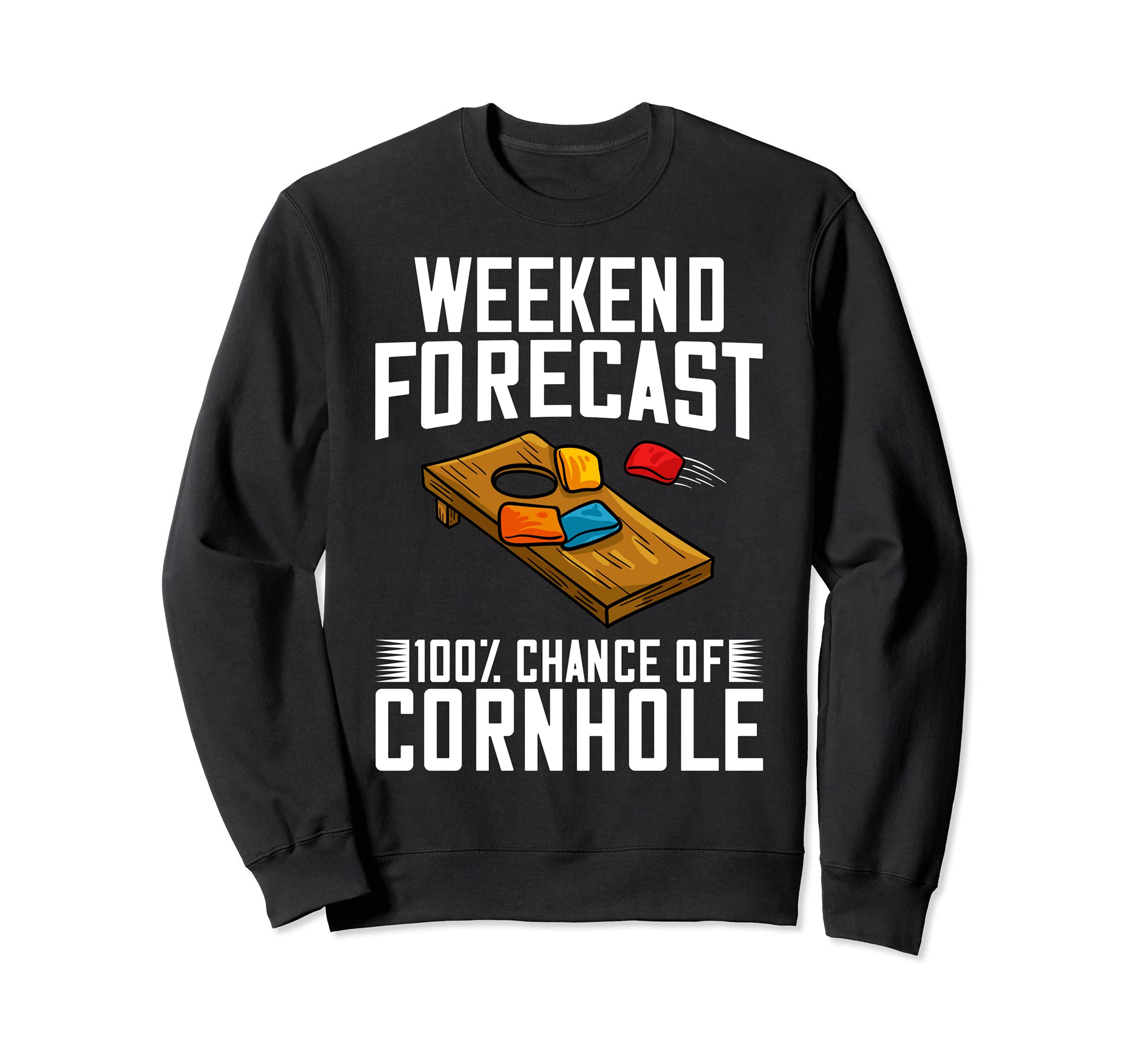 Cornhole Board Game Bags Rules Player Sweatshirt